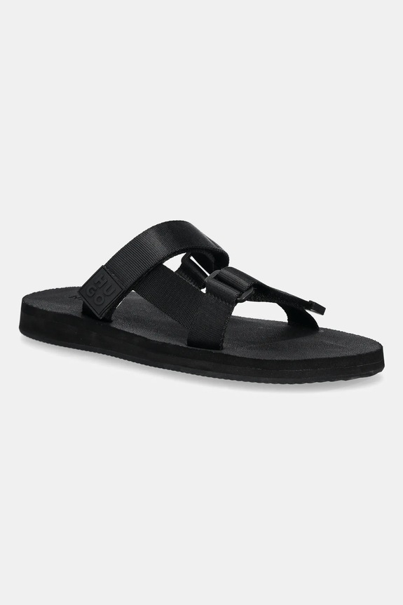 HUGO papucs Zaralyn textil fekete 50542073.001