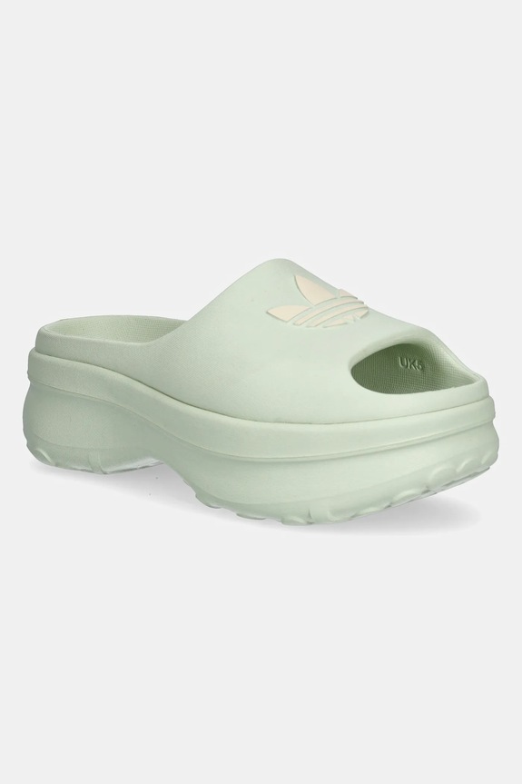 Natikači adidas Originals Adifom Stan Slide W Sintetični zelena JH7467