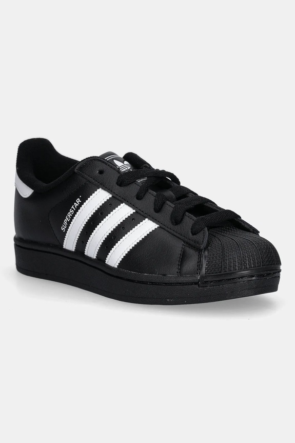 adidas Originals gyerek sportcipő Superstar II nappa bőr fekete JH9977