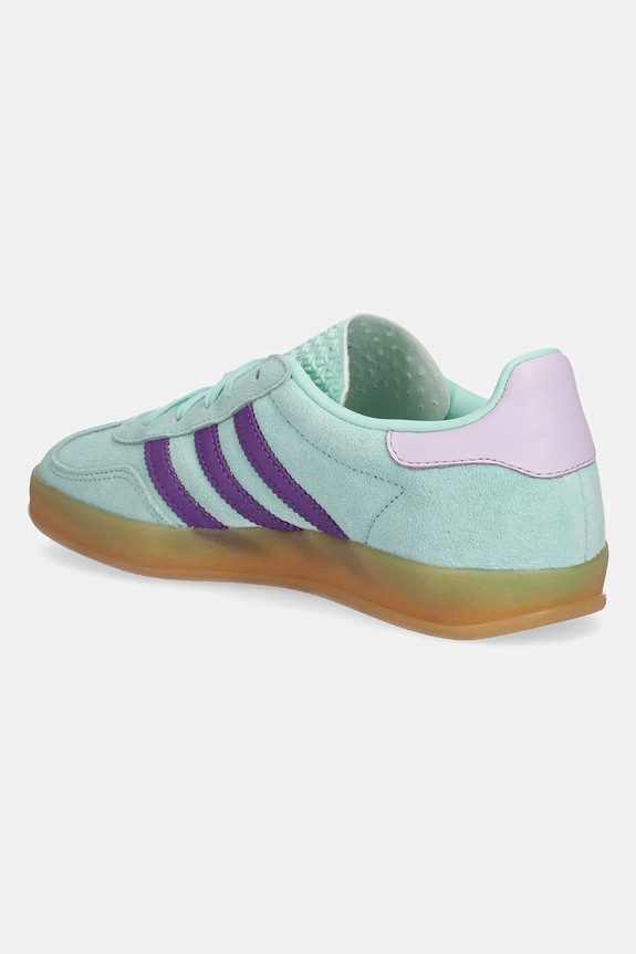 Obuća Tenisice od brušene kože adidas Originals Gazelle Indoor W JQ0192 tirkizna