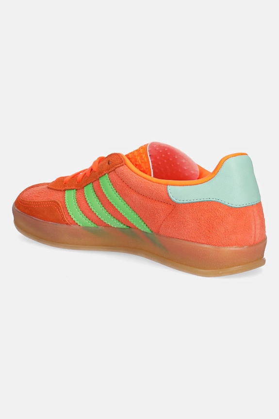 Boty Nubukové tenisky adidas Originals Gazelle Indoor W JQ0193 oranžová