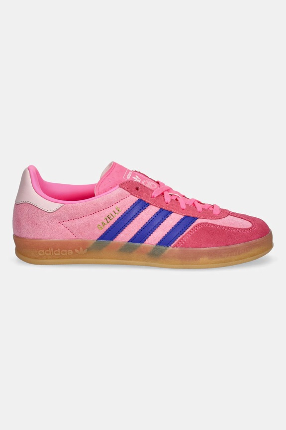 Tenisice od brušene kože adidas Originals Gazelle Indoor W JQ0194 roza SS25