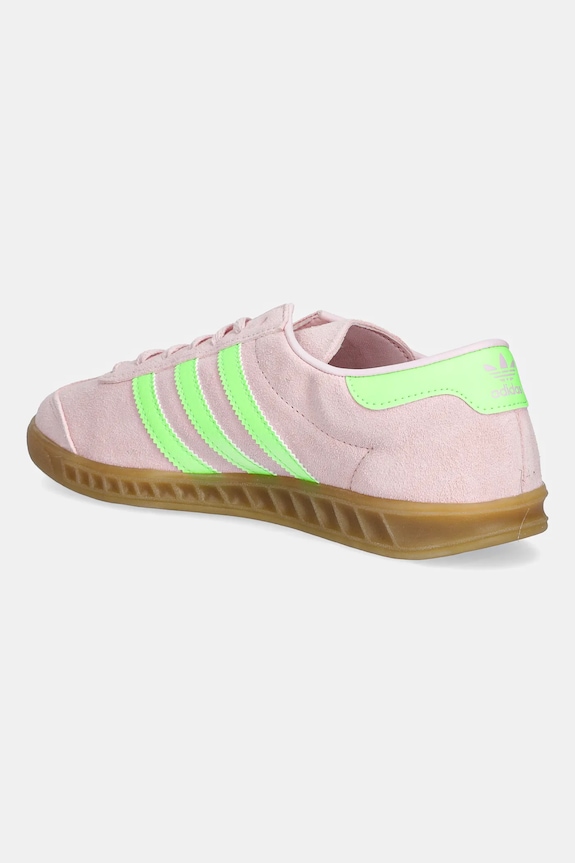 Obuwie adidas Originals sneakersy zamszowe Hamburg W JS0683 różowy