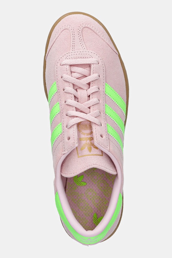 adidas Originals sneakersy zamszowe Hamburg W różowy JS0683