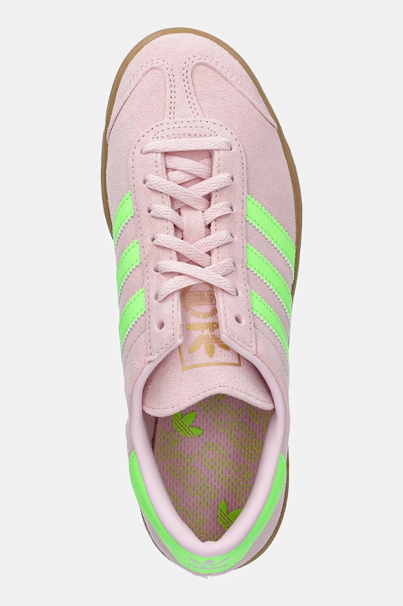 adidas Originals sneakersy zamszowe Hamburg W różowy JS0683