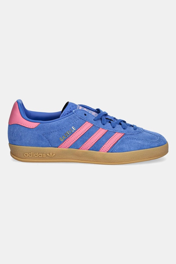 adidas Originals sneakers din piele intoarsă Gazelle Indoor JS4144 albastru SS25