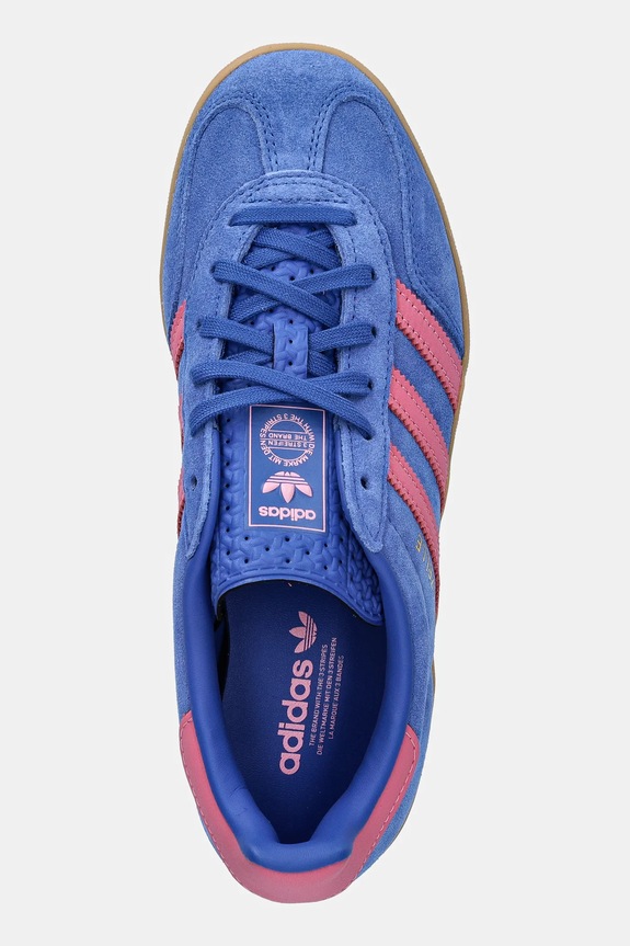 adidas Originals sneakers din piele intoarsă Gazelle Indoor albastru JS4144