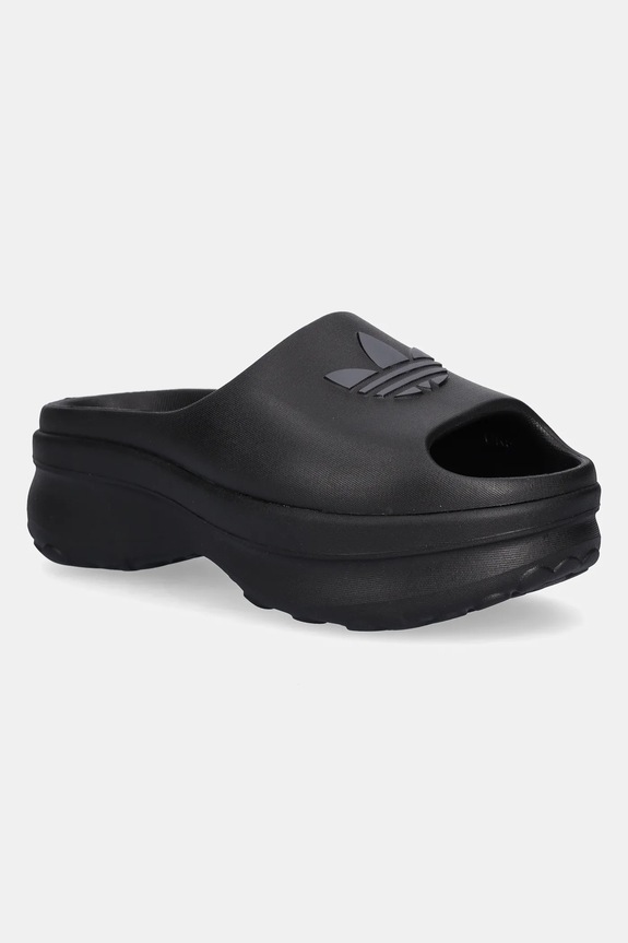 Παντόφλες adidas Originals Adifoam Stan Slide W ίσια πλατφόρμα μαύρο JI2610