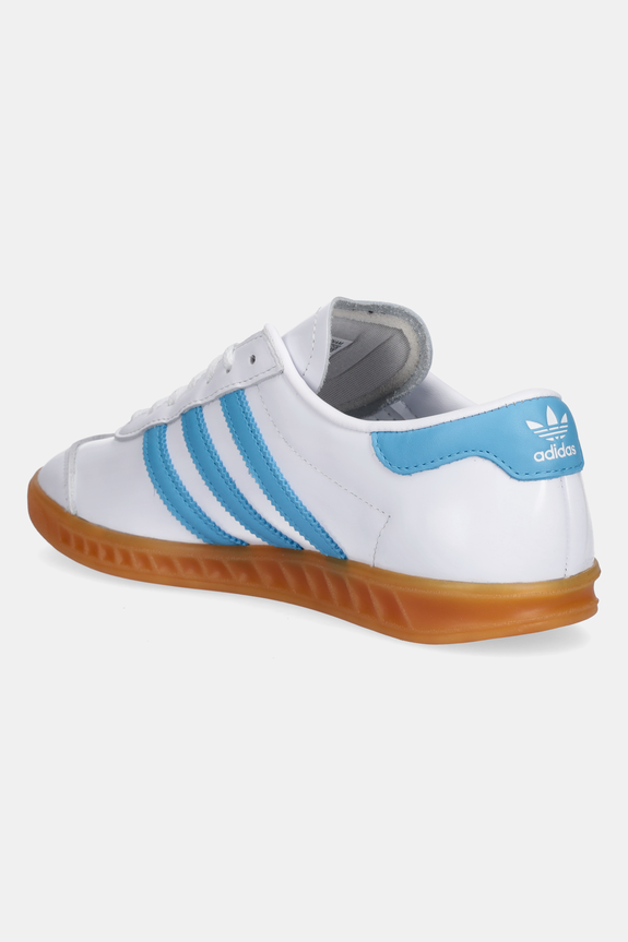 Obuv Kožené tenisky adidas Originals Hamburg W JI2625 modrá