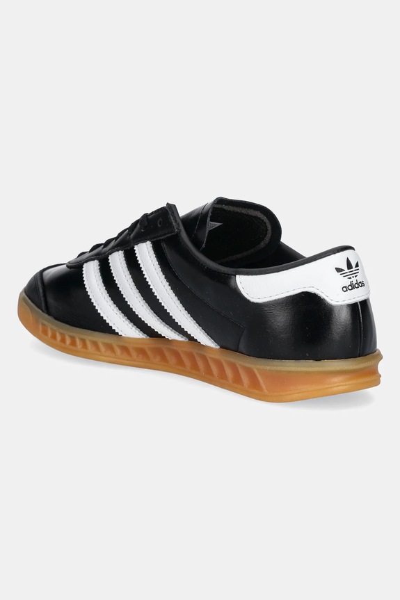Взуття Шкіряні кросівки adidas Originals Hamburg W JI2626 чорний