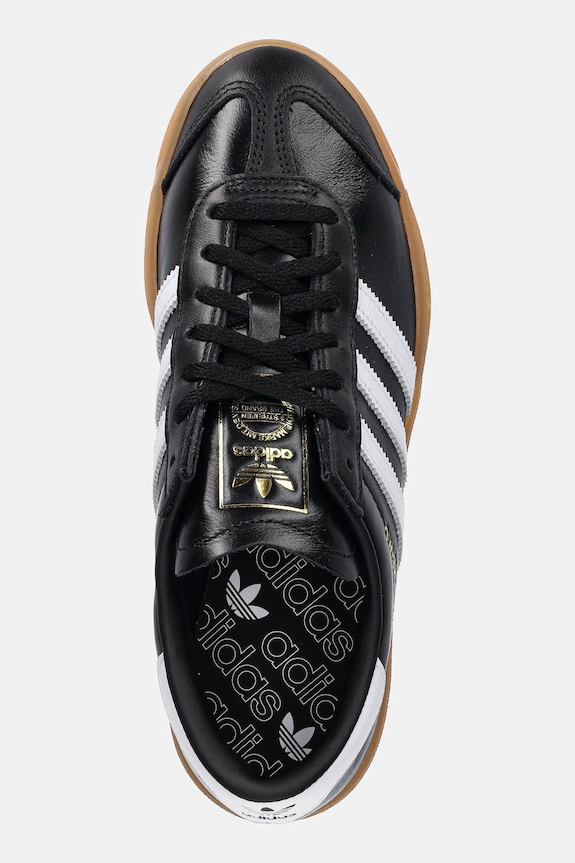 Шкіряні кросівки adidas Originals Hamburg W чорний JI2626