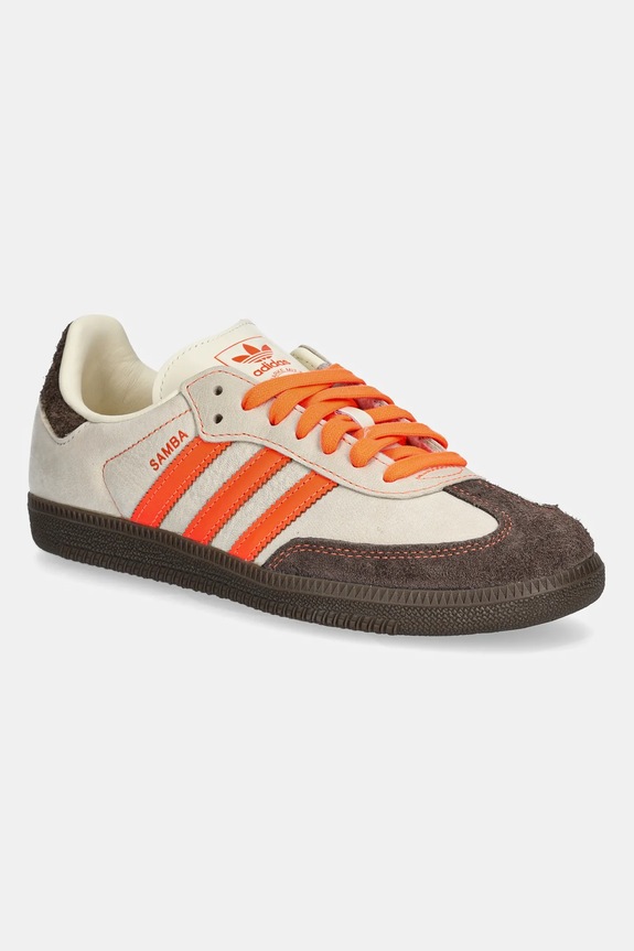 adidas Samba OG Solar Orange Cream synthetic beige JI2732