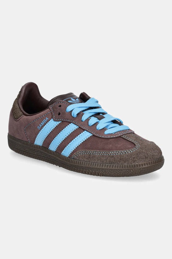 adidas Originals sneakers in camoscio Samba OG W pelle fiore marrone JI2733