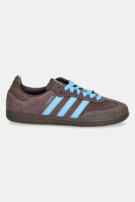 adidas Originals sneakers din piele intoarsă Samba OG W JI2733 maro SS25