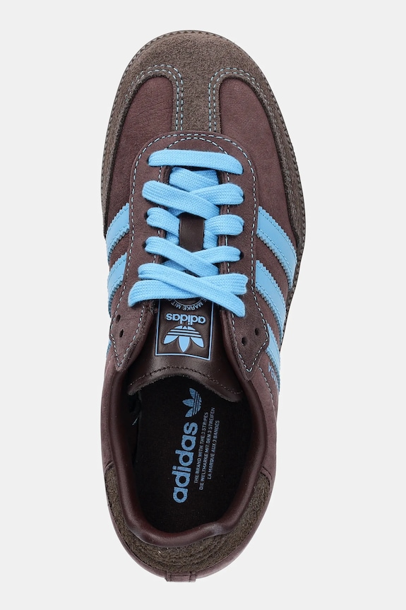 adidas Originals sneakers din piele intoarsă Samba OG W maro JI2733