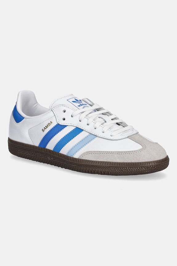 Tenisky adidas Originals SAMBA OG imitace kůže modrá JP5491