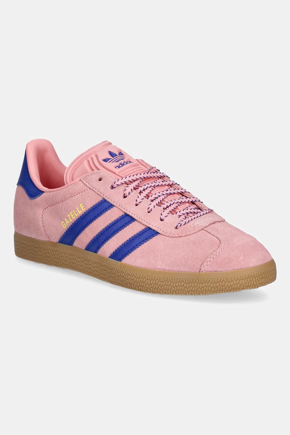 adidas Originals velúr sportcipő Gazelle nappa bőr rózsaszín JH7213