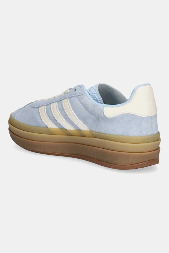 Boty Semišové tenisky adidas Originals Gazelle Bold JQ7776 modrá