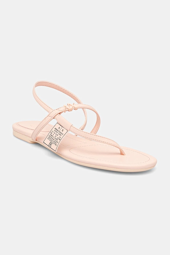 Сандали Armani Exchange равен розов XDP057.XV841.01081