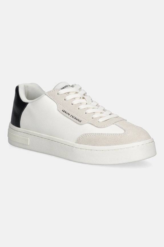 Armani Exchange sneakersy tekstylny biały XDX181.XV932.N480