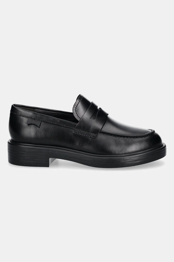 Kožené mokasíny Camper Dean K201790.001 čierna SS25