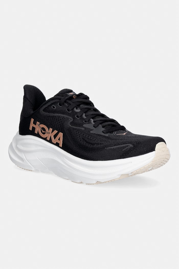 Hoka Clifton 10 обувки за бягане дамски текстилен черен 1162031