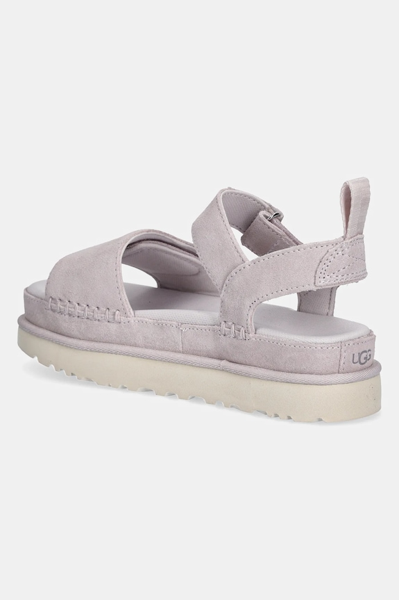 Obuwie UGG sandały zamszowe Goldenstar 1136783.BYF różowy