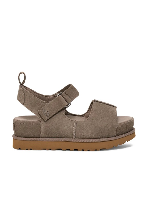 UGG sandały Goldenstar Hi tekstylny brązowy 1167356.SKP