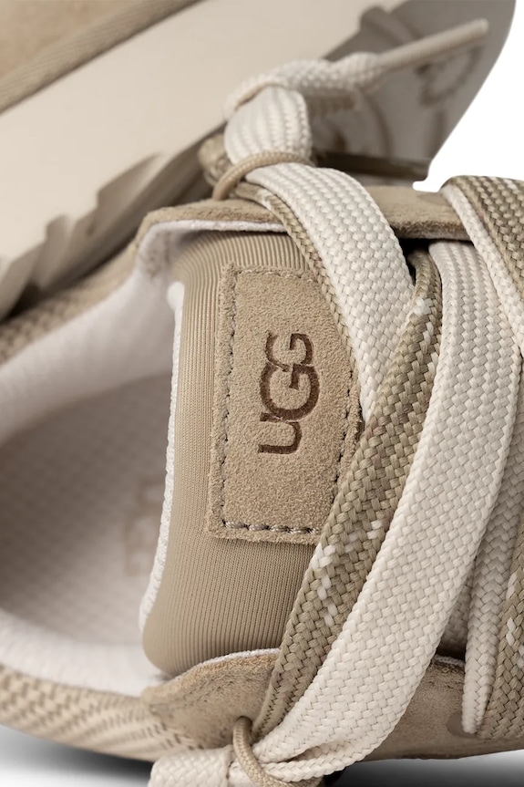 UGG sneakers din piele intoarsă Lo Lowmel bej 1168890.MDSD