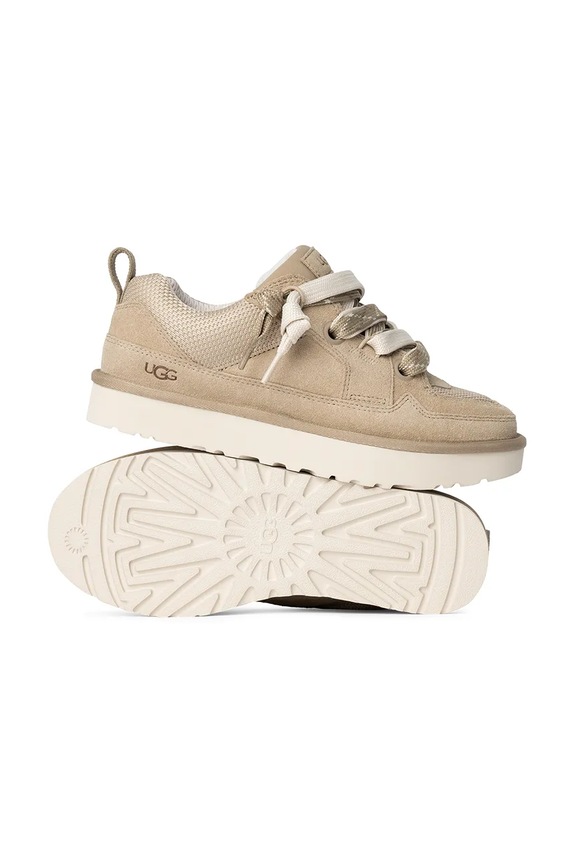 UGG sneakers din piele intoarsă Lo Lowmel 1168890.MDSD bej