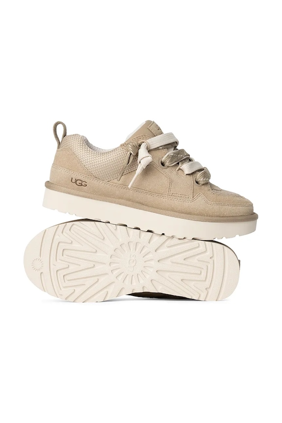 UGG sneakers din piele intoarsă Lo Lowmel 1168890.MDSD bej