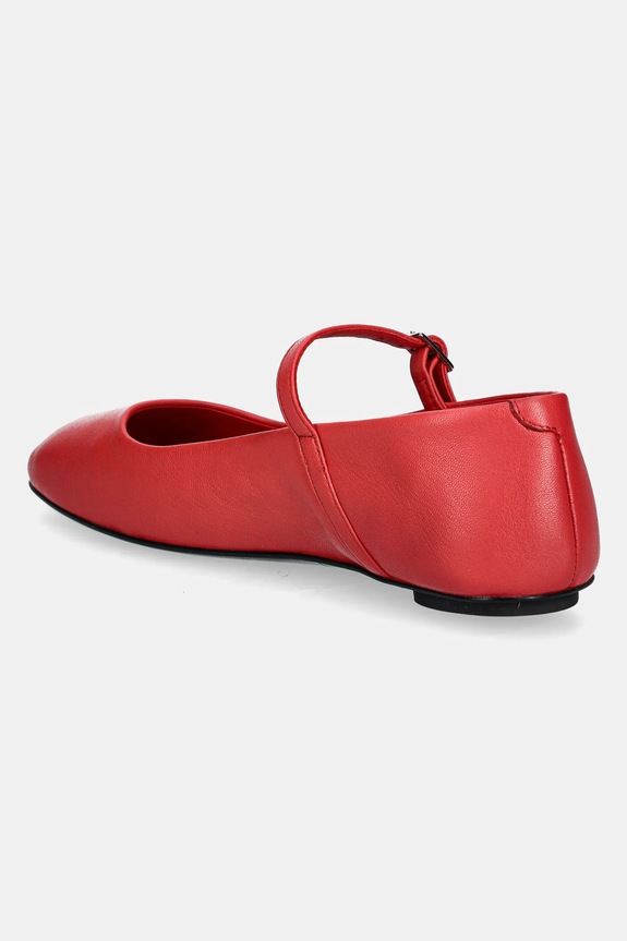 Παπούτσια Δερμάτινες μπαλαρίνες MAX&Co. 2516521036200 κόκκινο