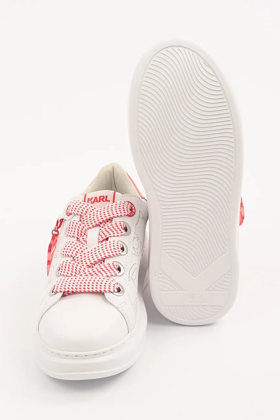 Karl Lagerfeld sneakersy skórzane KAPRI NFT KL62522.01D biały
