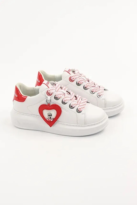 Karl Lagerfeld sneakersy skórzane KAPRI KL62514V.01D biały SS25