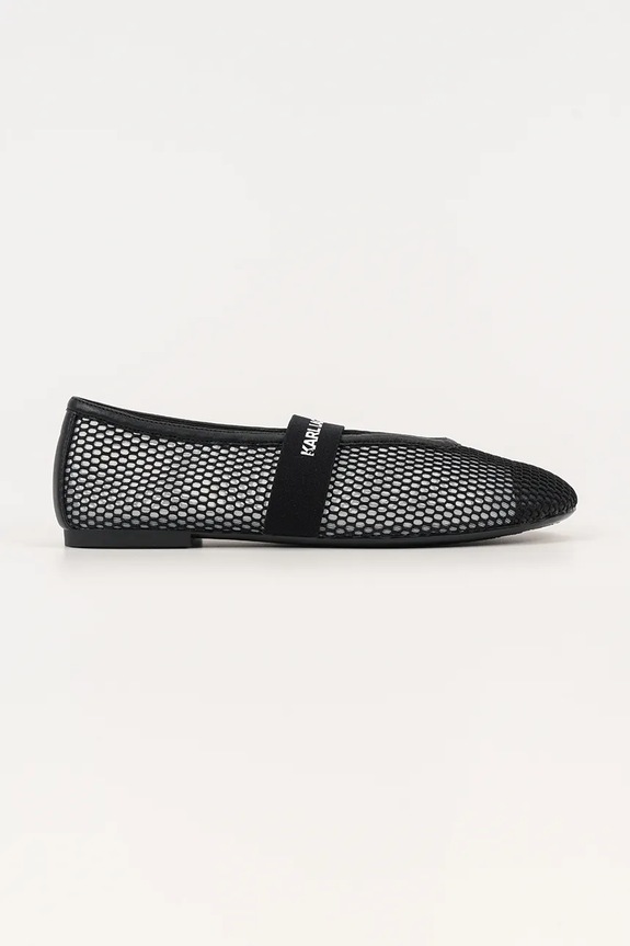 Karl Lagerfeld baleriny KARO czarny KL40125.N0X