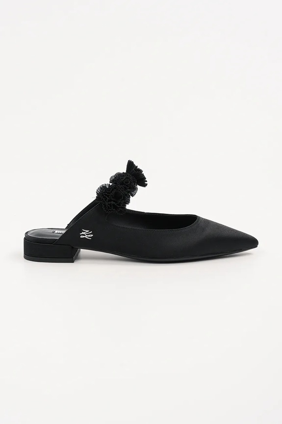 Karl Lagerfeld ballerine KERRIE slingback nero KL40154.S0X