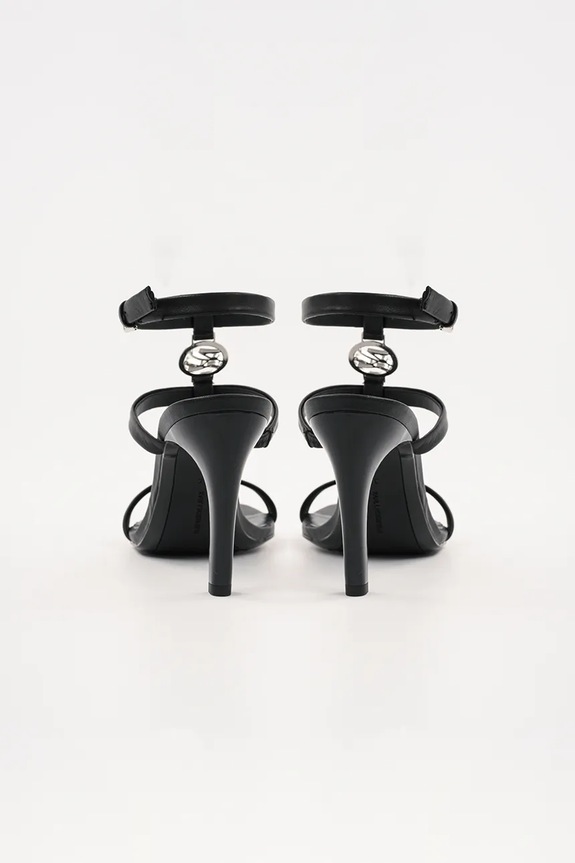 Παπούτσια Δερμάτινα πέδιλα Karl Lagerfeld BELVIA KL32914.000 μαύρο