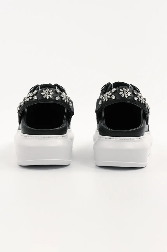 Obuwie Karl Lagerfeld sneakersy skórzane KAPRI KL62513A.000 czarny