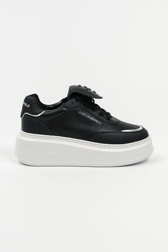 Karl Lagerfeld sneakers in pelle ANAKAPRI tessile nero KL63519S.000