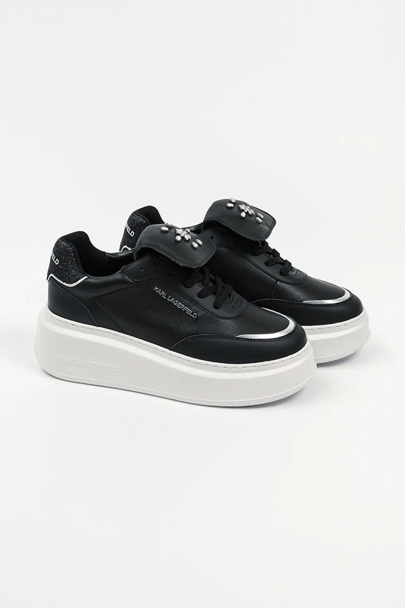 Karl Lagerfeld sneakers in pelle ANAKAPRI KL63519S.000 nero SS25