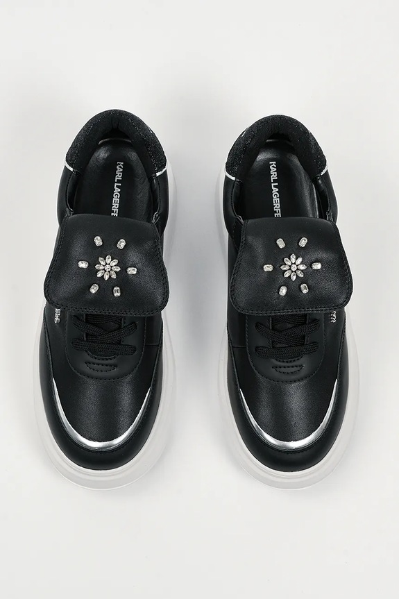 Karl Lagerfeld sneakers in pelle ANAKAPRI nero KL63519S.000