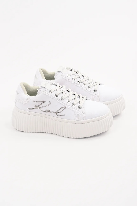 Karl Lagerfeld sneakersy KREEPER LO KL42372S.D1S biały SS25