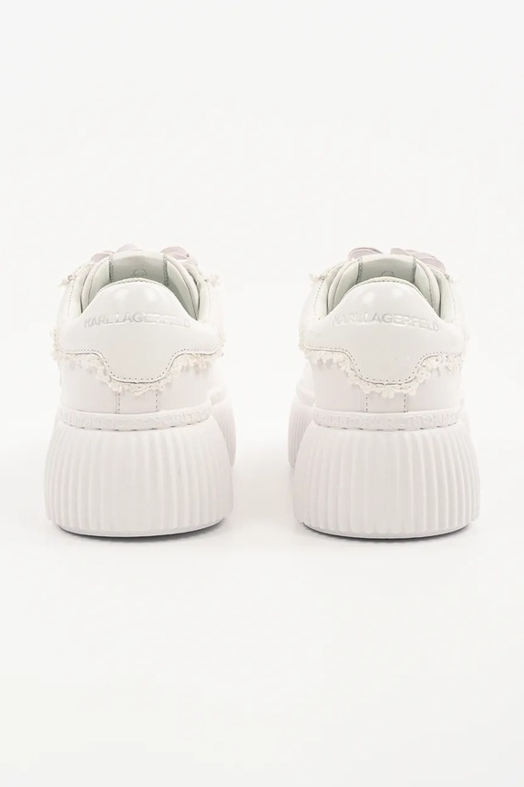 Obuwie Karl Lagerfeld sneakersy skórzane KREEPER LO KL42310F.01W biały
