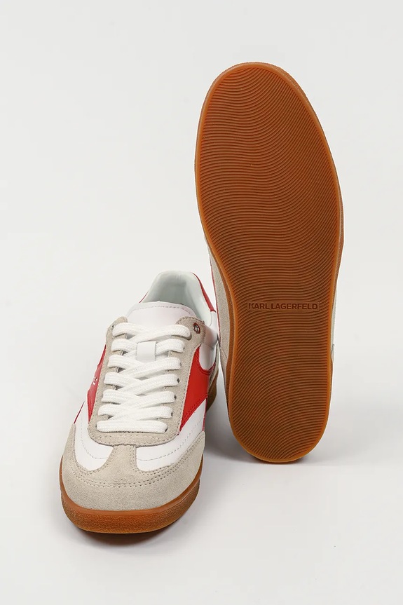 Karl Lagerfeld sneakersy skórzane KANDIDATE KL63855.31D biały