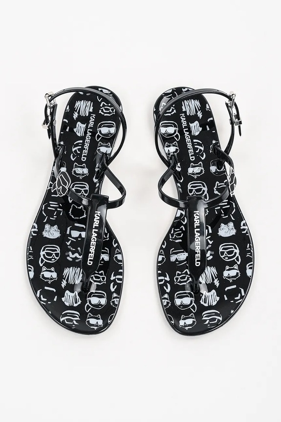 Σανδάλια Karl Lagerfeld JELLY NFT μαύρο KL80002G.V01