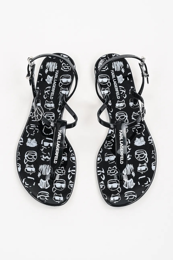 Σανδάλια Karl Lagerfeld JELLY NFT μαύρο KL80002G.V01