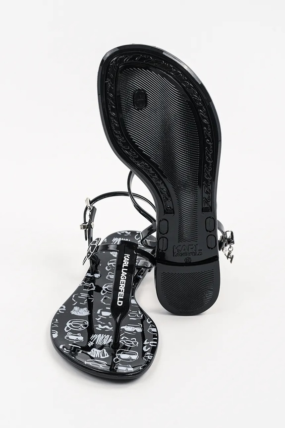 Σανδάλια Karl Lagerfeld JELLY NFT KL80002G.V01 μαύρο