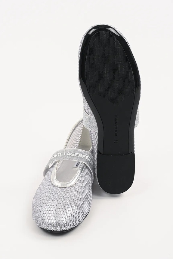 Μπαλαρίνες Karl Lagerfeld KARO KL40125.NSL ασημί