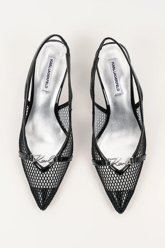 Karl Lagerfeld szpilki SIENNA czarny KL32704A.N0X