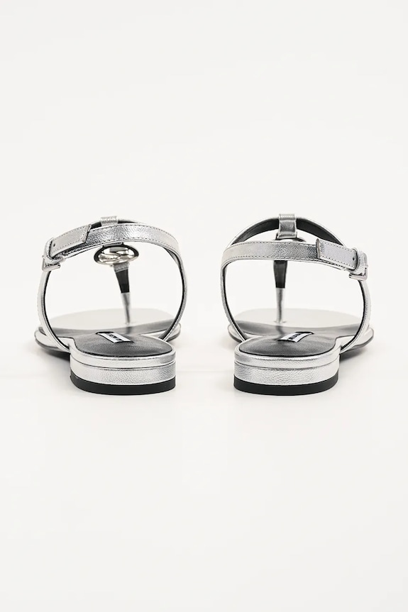 Παπούτσια Δερμάτινα σανδάλια Karl Lagerfeld ALISSO KL82515.0SL ασημί